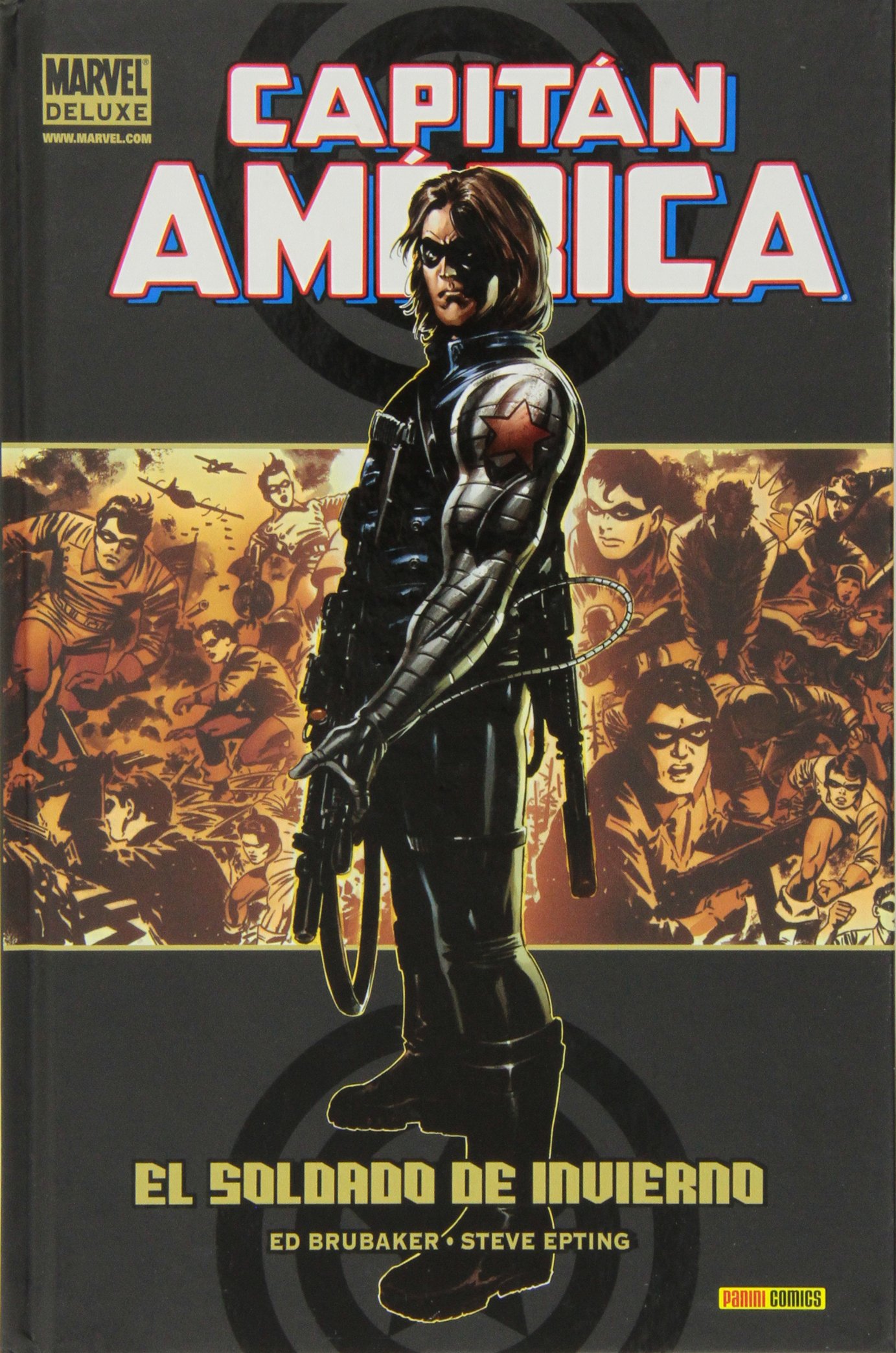 Comic Marvel Deluxe Capitan America El Soldado de Invierno Panini