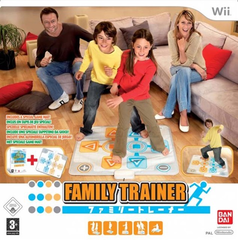 Family Trainer + Alfombrilla especial del juego Wii (SP)